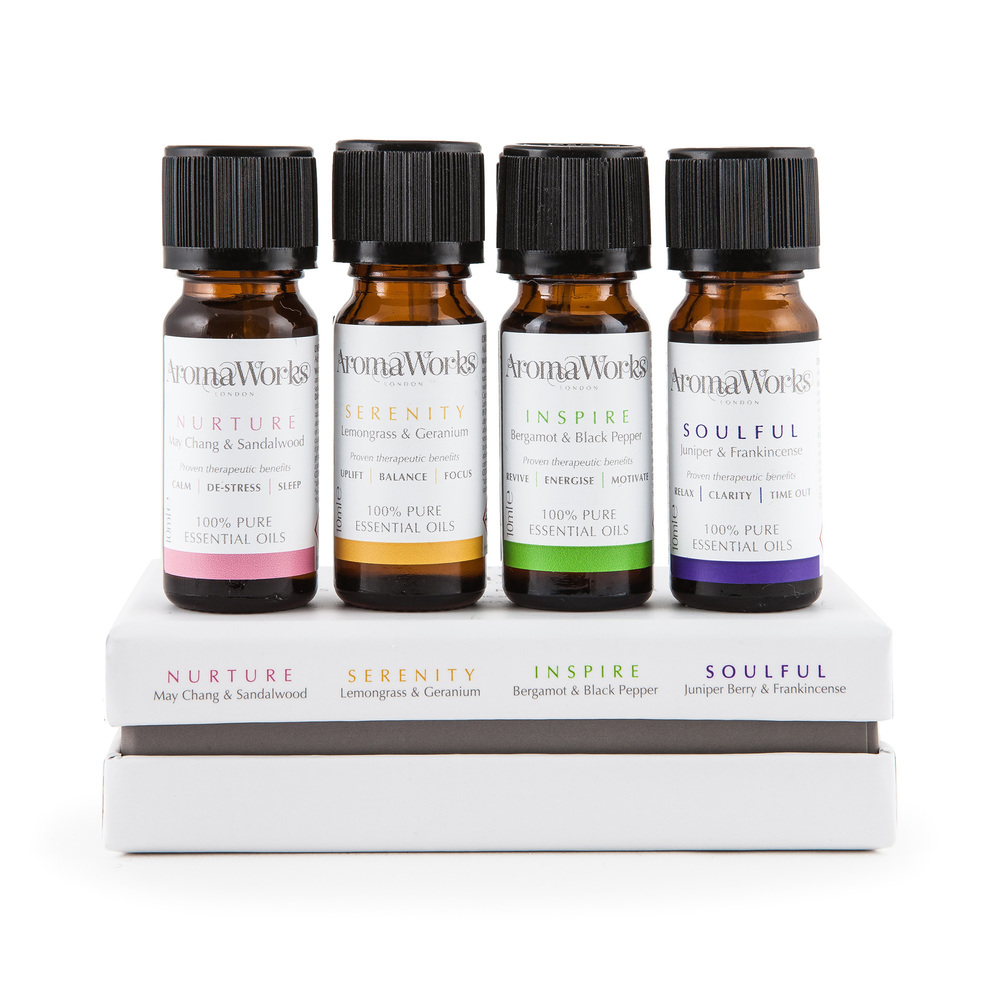 The Signature Oil Range Set by Aromaworks-4 Pc